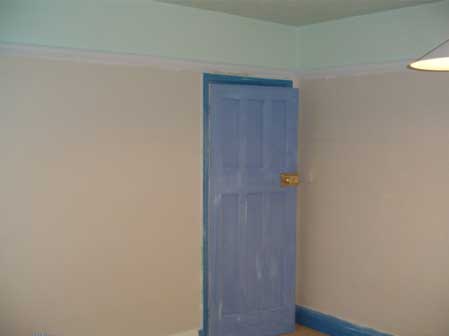 Interior painting before